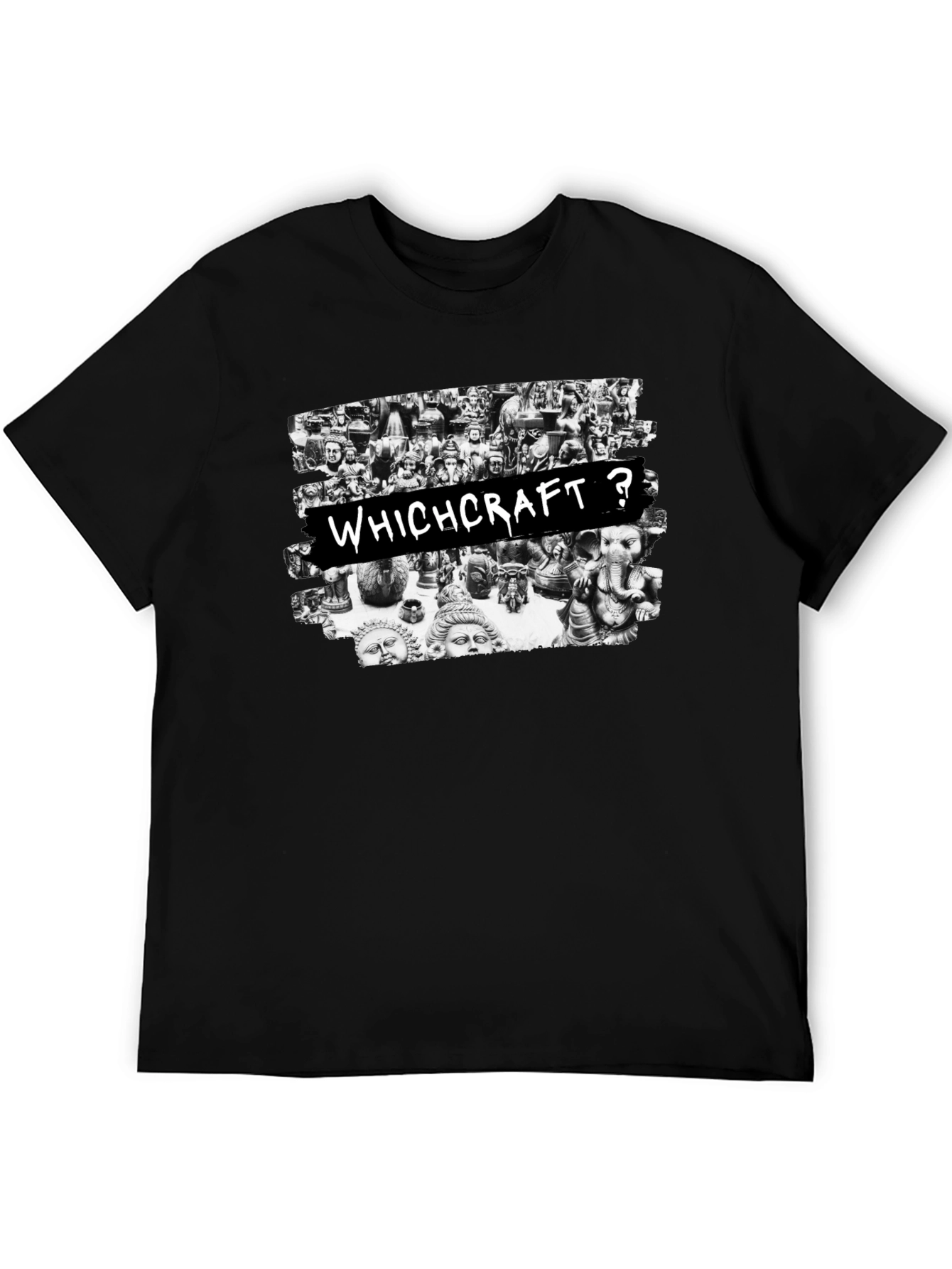 Witchcraft Graphic Print Black T-Shirt