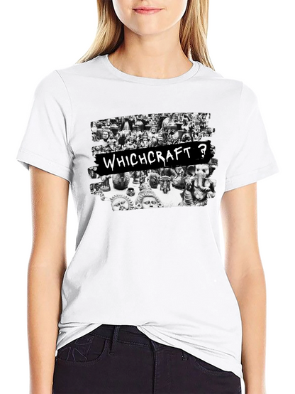 Witchcraft Graphic Print Black T-Shirt