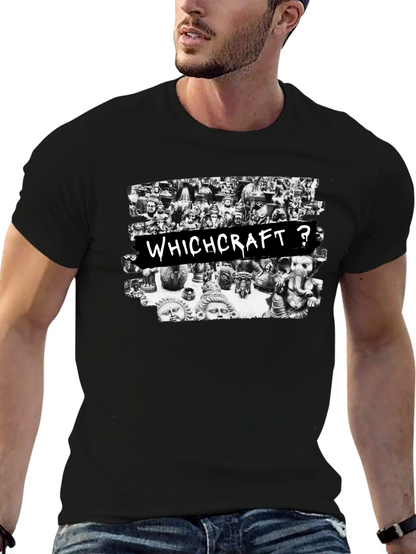 Witchcraft Graphic Print Black T-Shirt