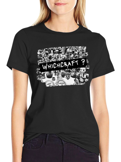 Witchcraft Graphic Print Black T-Shirt