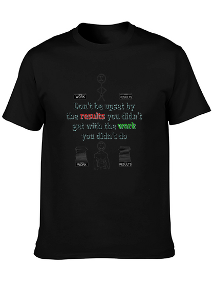 Work and Results Graphic T-Shirt