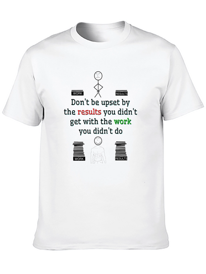 Work and Results Graphic T-Shirt