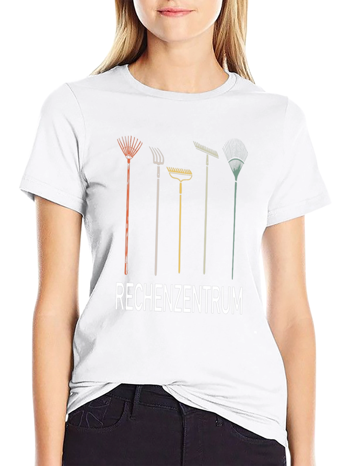 RECHENZENTRUM Rake Graphic Tee - Gardener T-Shirt