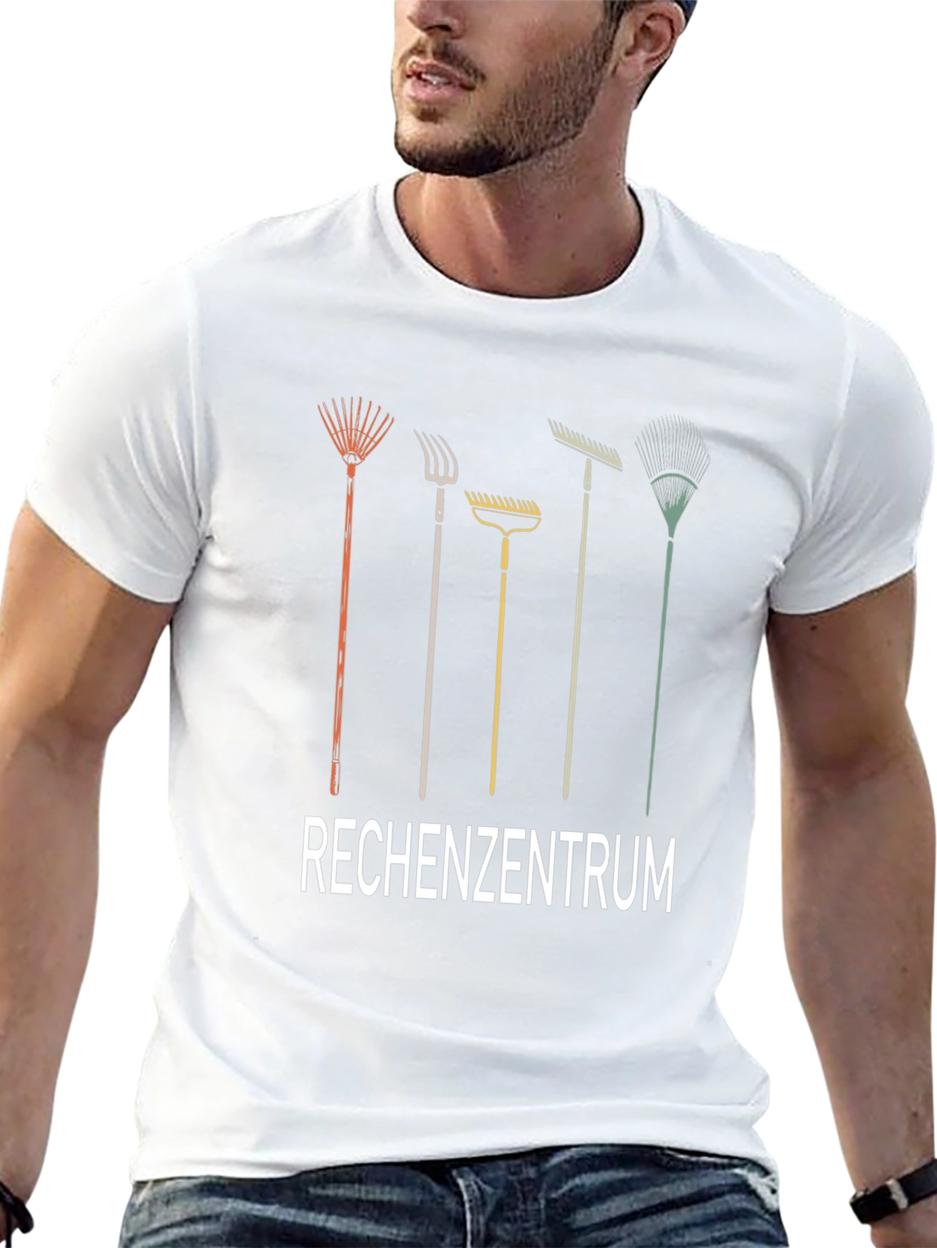 RECHENZENTRUM Rake Graphic Tee - Gardener T-Shirt