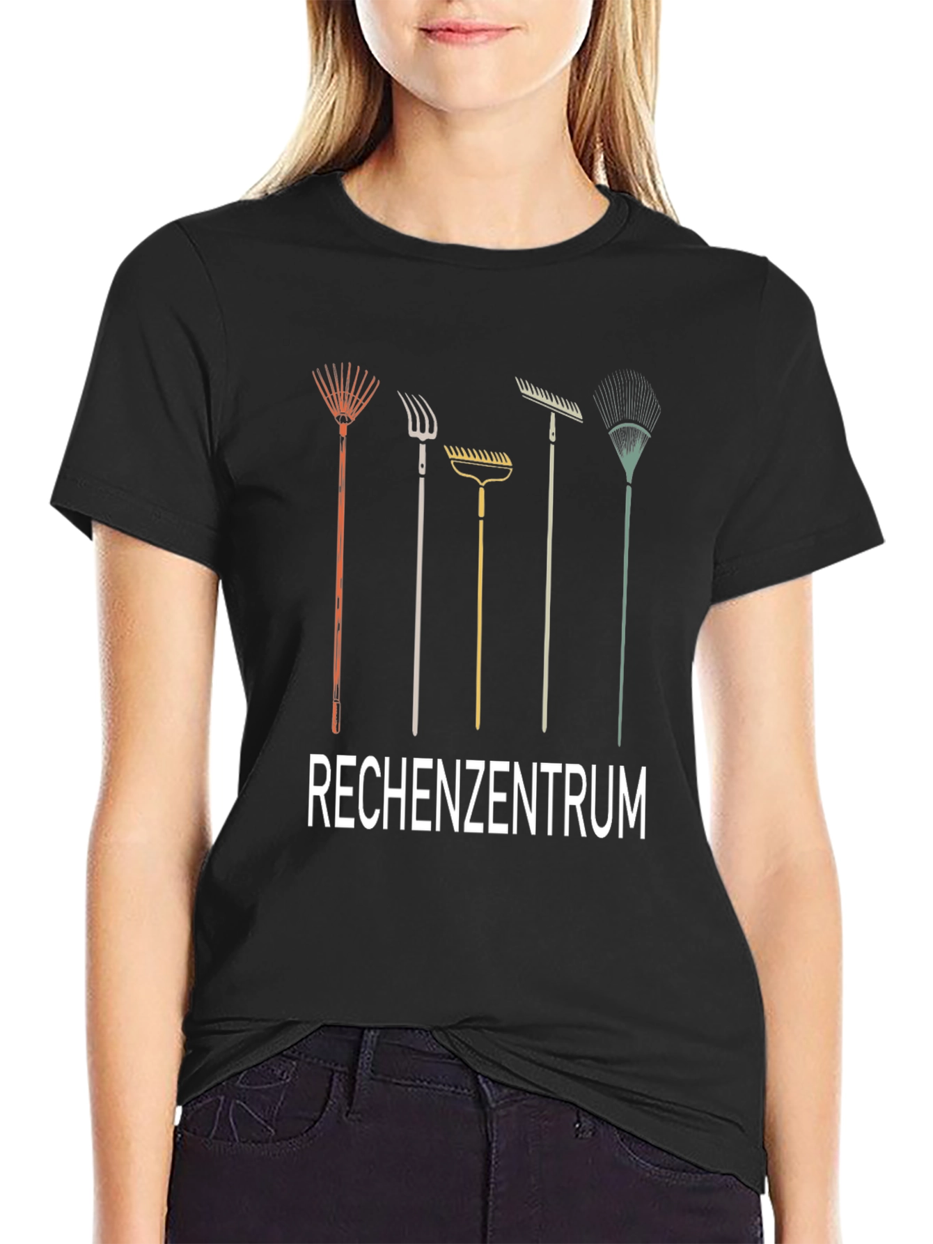 RECHENZENTRUM Rake Graphic Tee - Gardener T-Shirt
