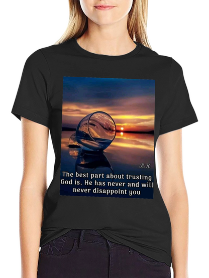 Trusting God Black T-Shirt