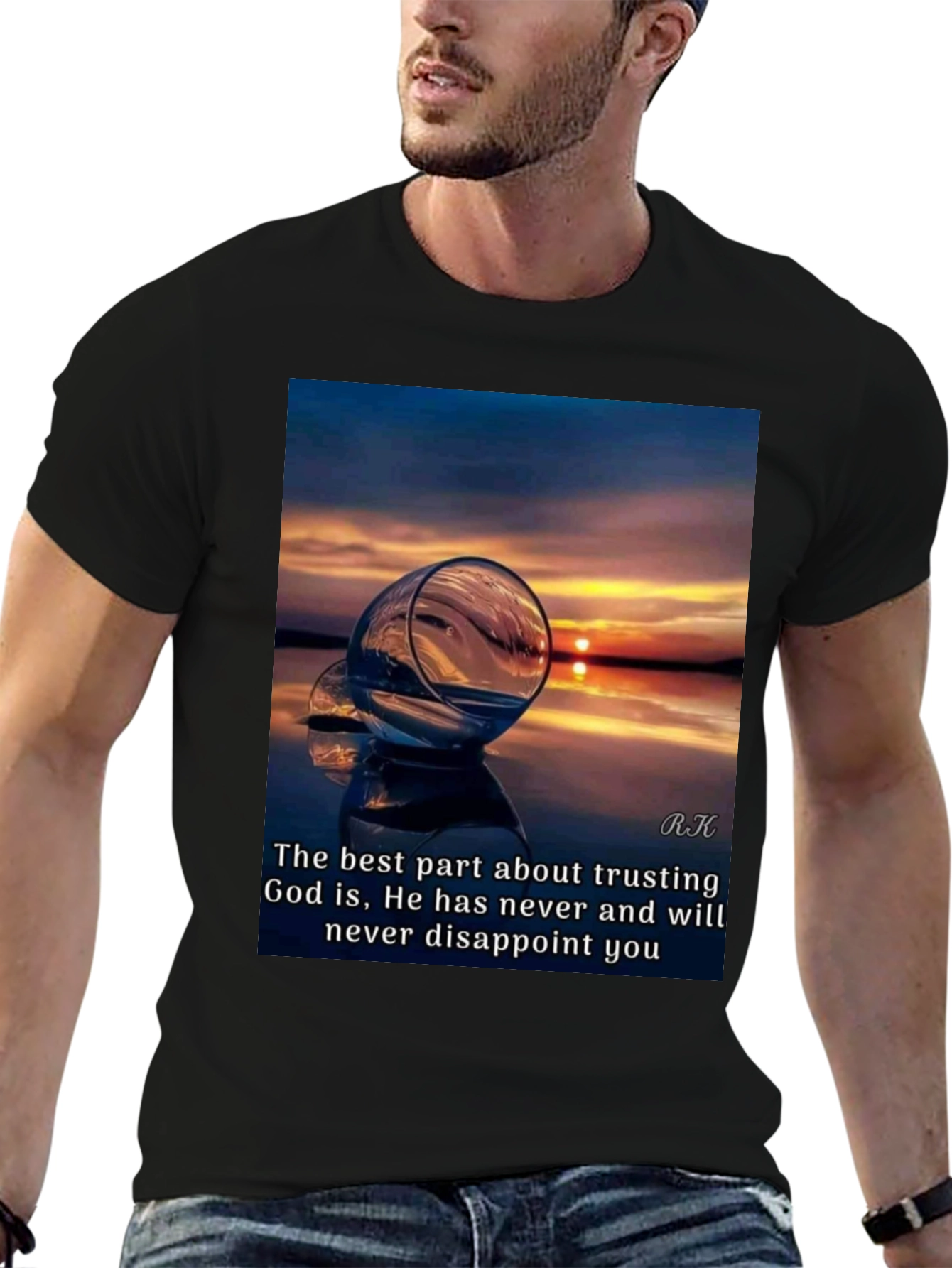 Trusting God Black T-Shirt