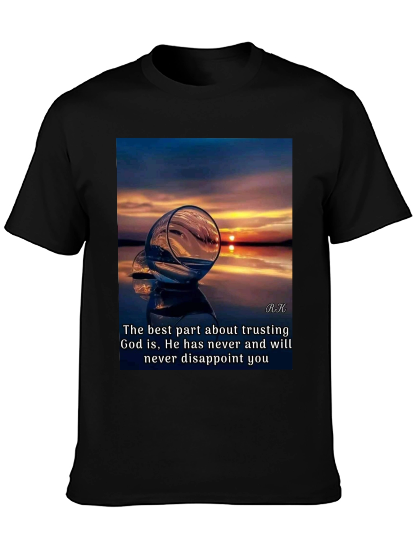 Trusting God Black T-Shirt