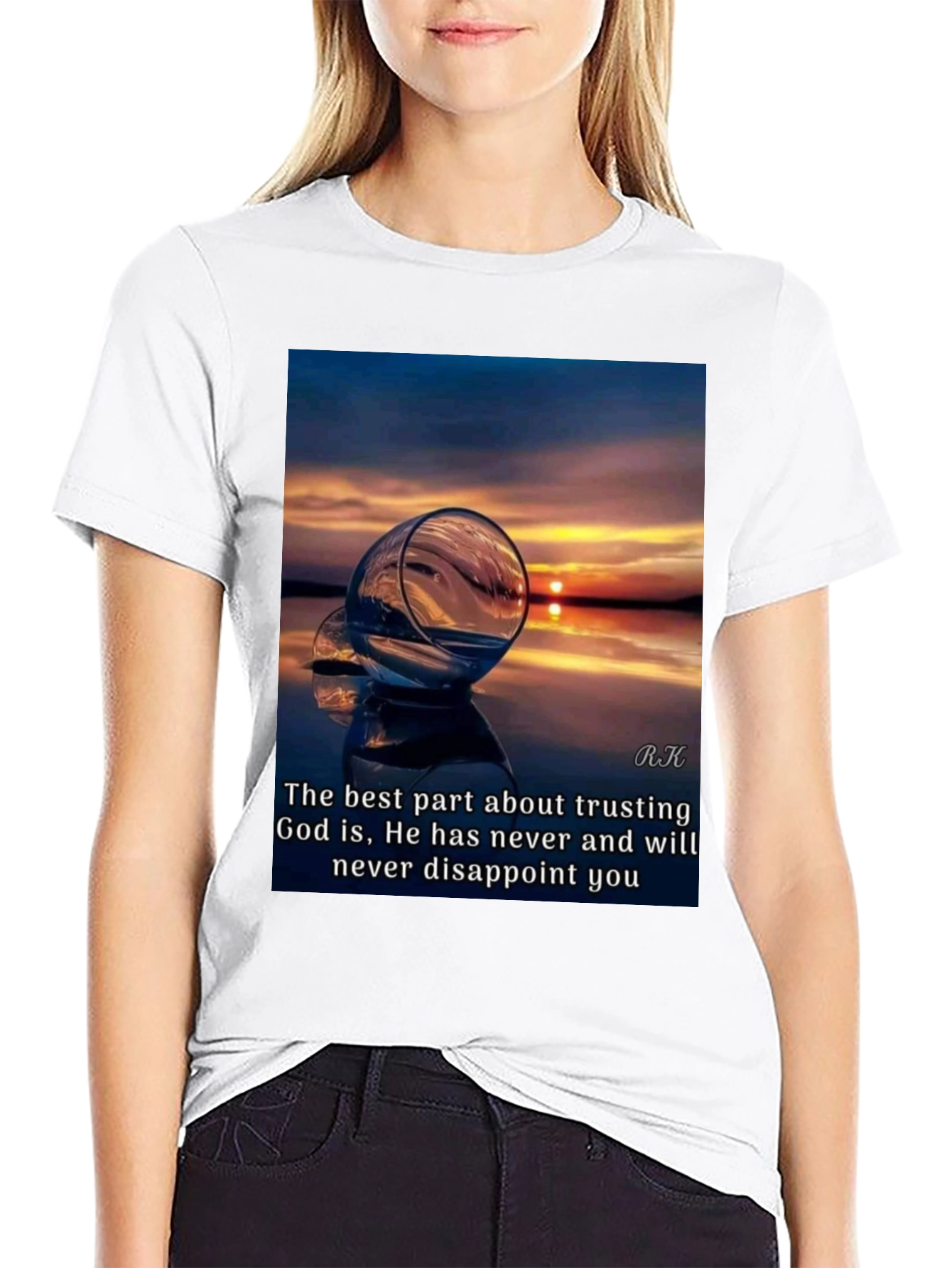 Trusting God Black T-Shirt