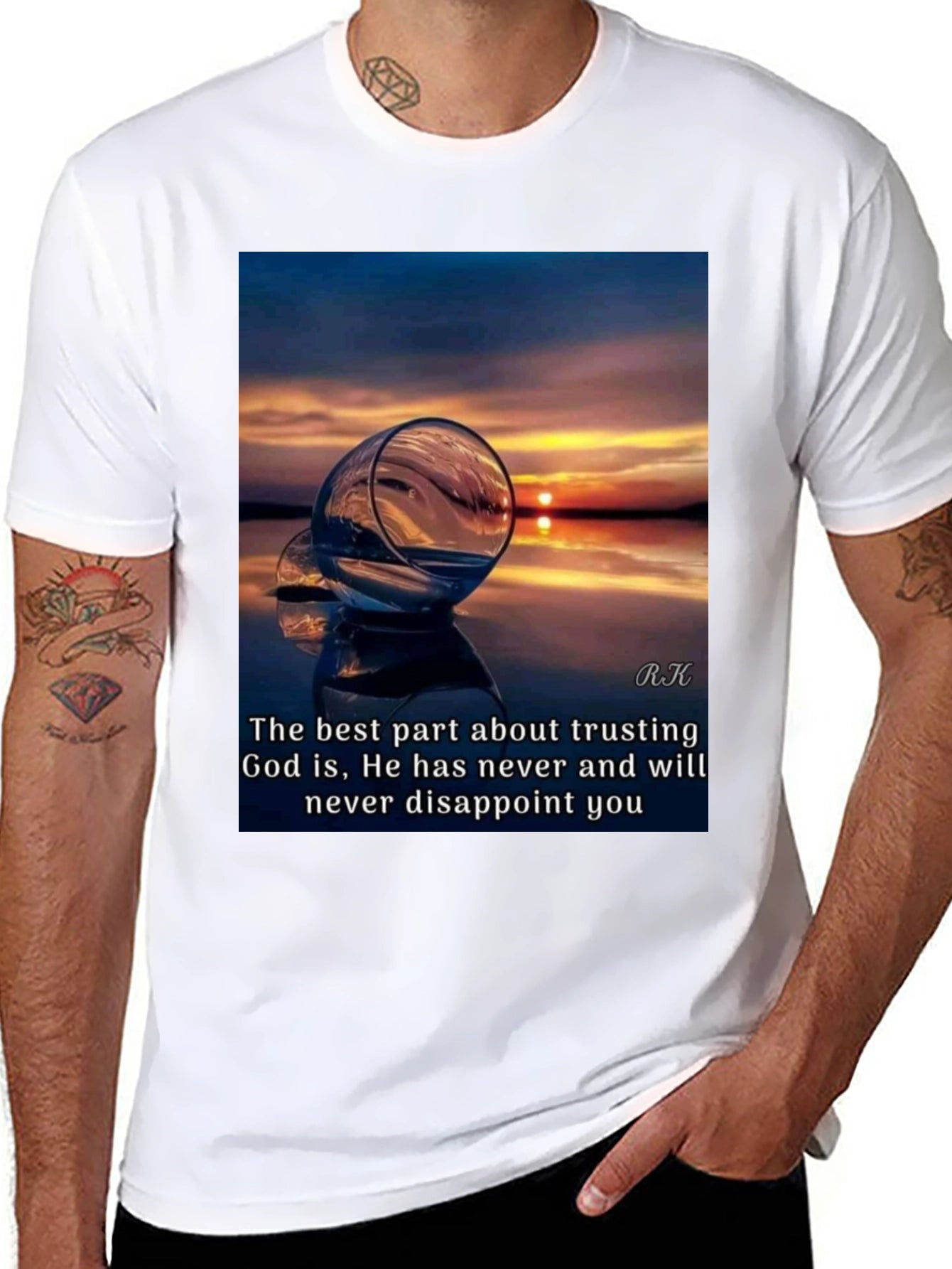 Trusting God Black T-Shirt