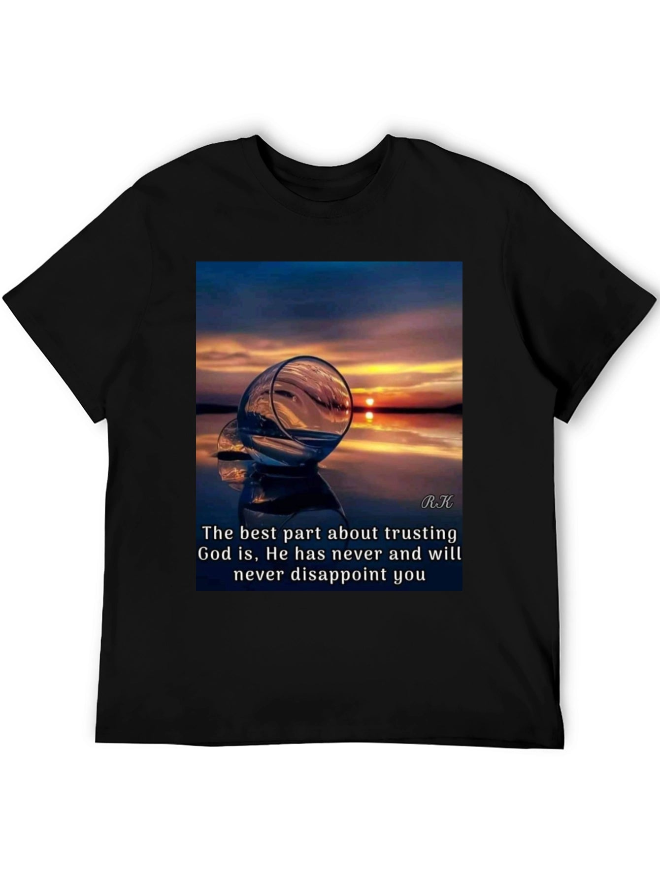 Trusting God Black T-Shirt
