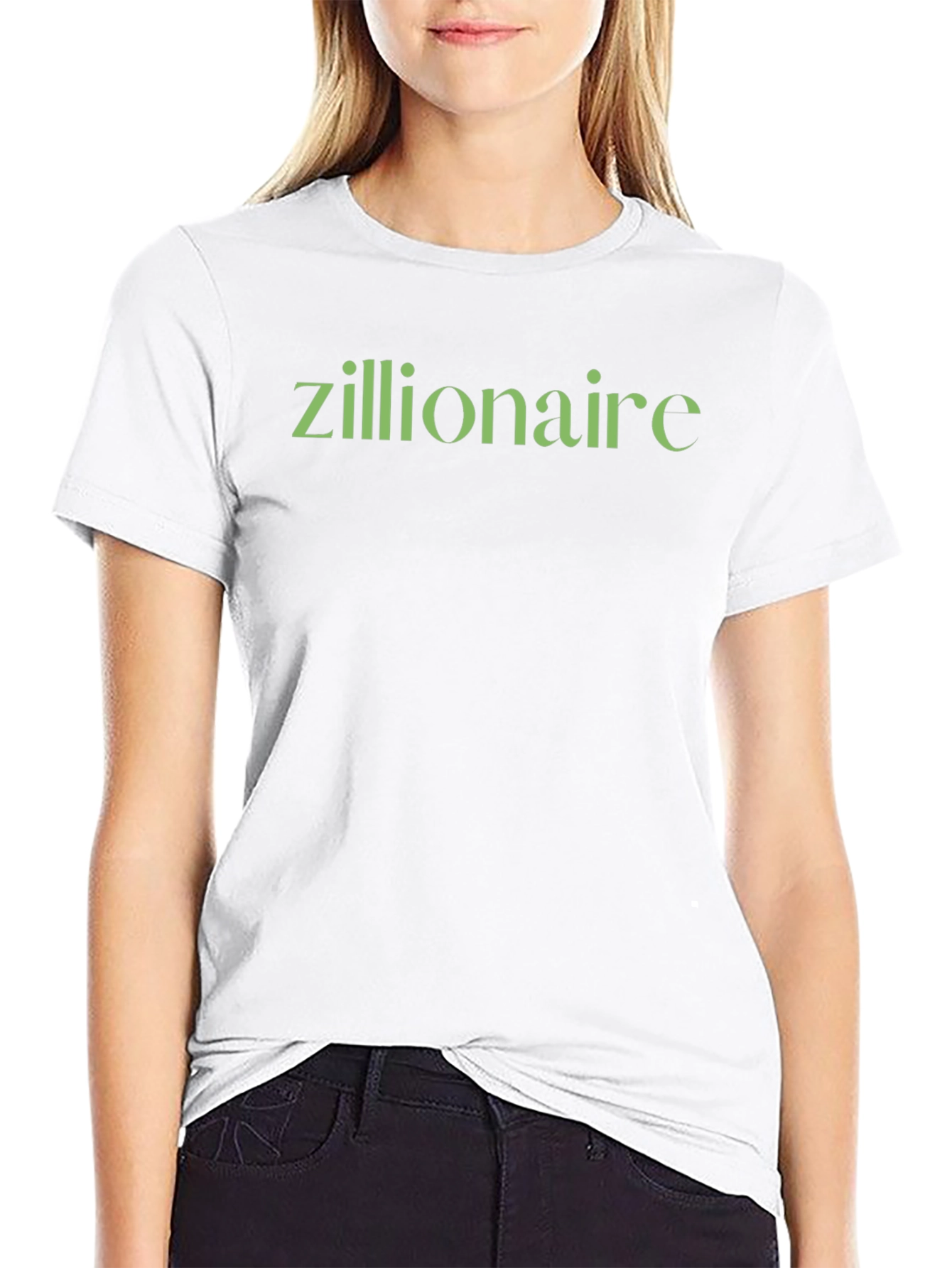 Zillionaire Black Graphic Tee