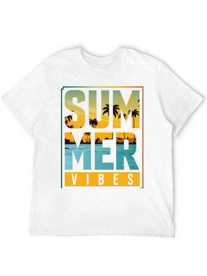 Summer Vibes Graphic T-Shirt - Beach Design