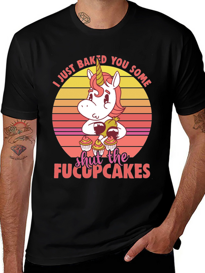 Unicorn Cupcake Graphic T-Shirt