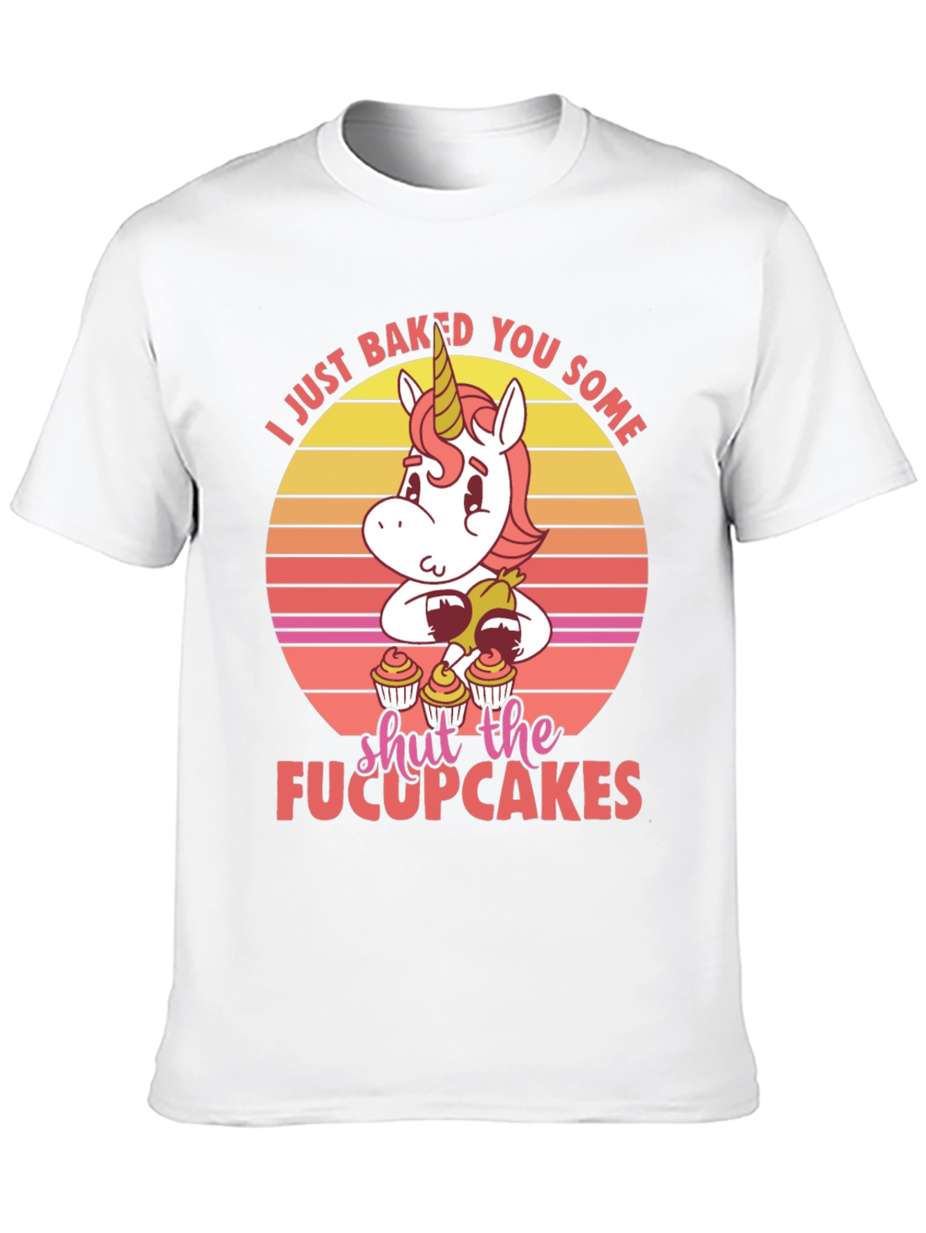 Unicorn Cupcake Graphic T-Shirt