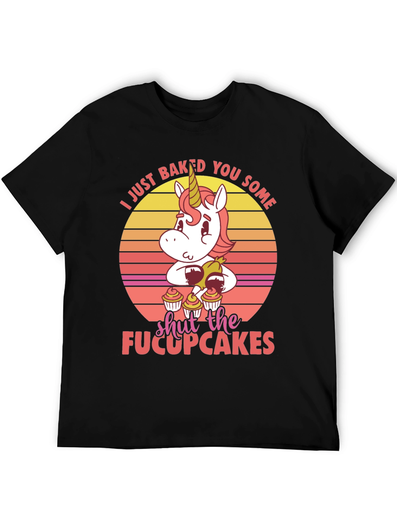 Unicorn Cupcake Graphic T-Shirt