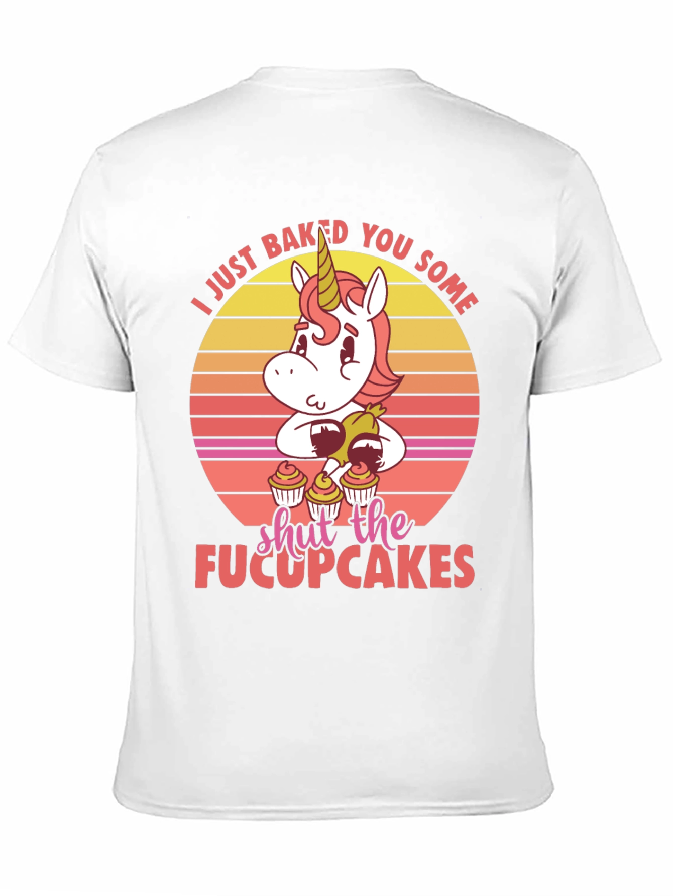 Unicorn Cupcake Graphic T-Shirt