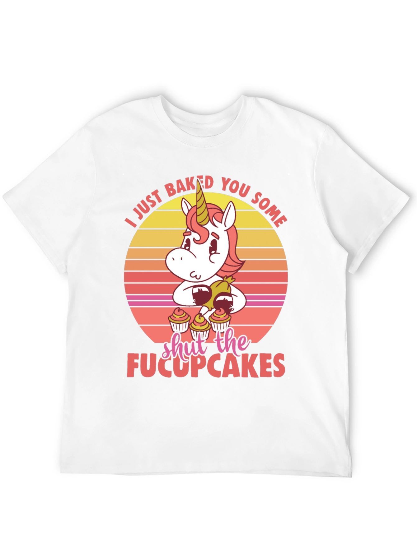 Unicorn Cupcake Graphic T-Shirt