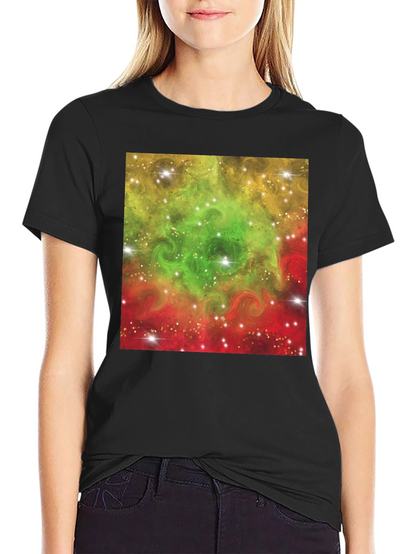 Nebula Design Black T-Shirt