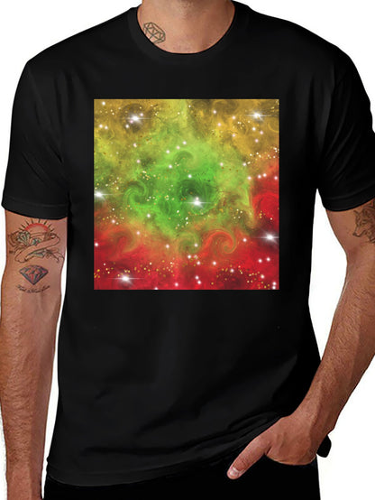 Nebula Design Black T-Shirt