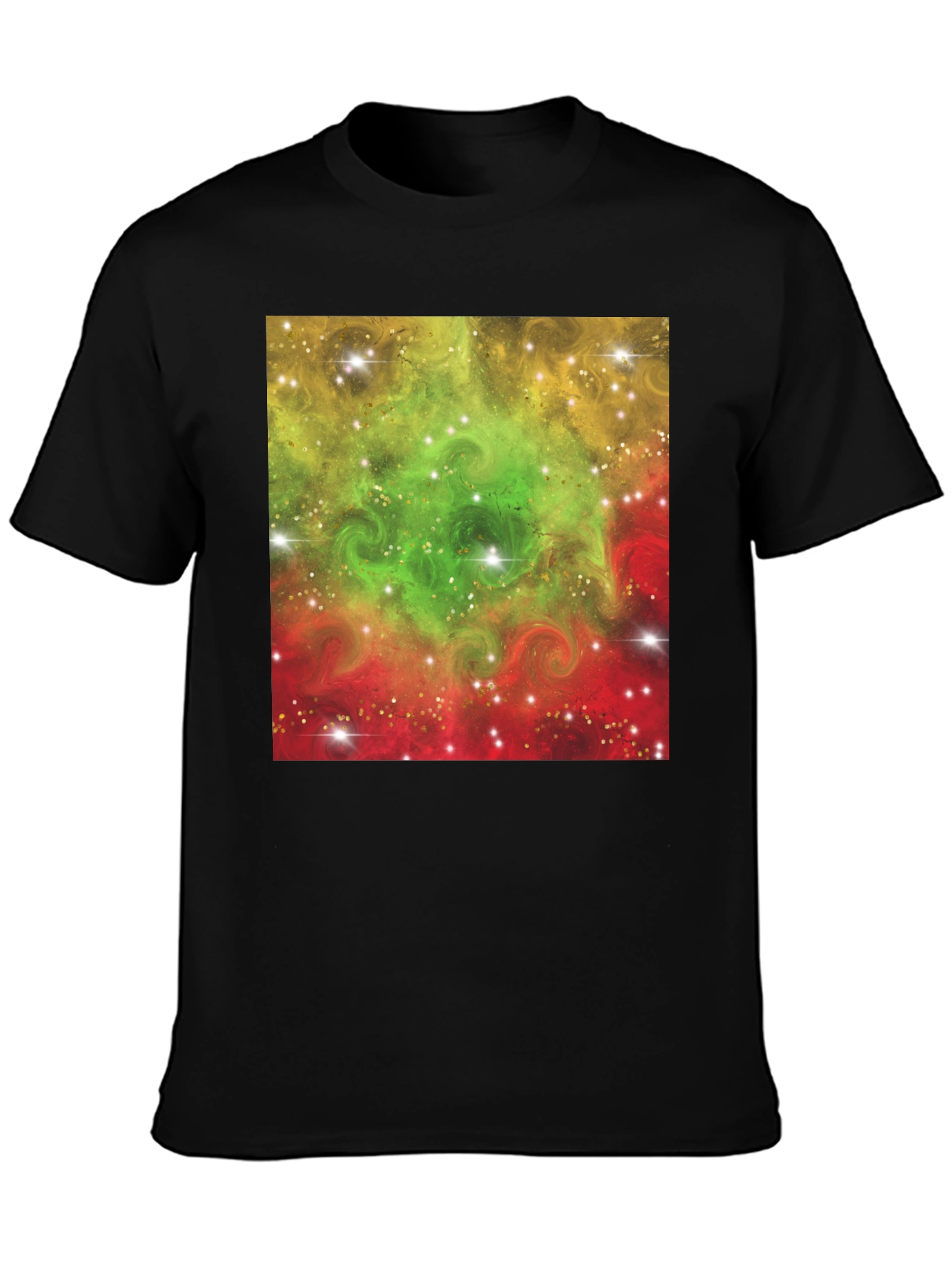 Nebula Design Black T-Shirt