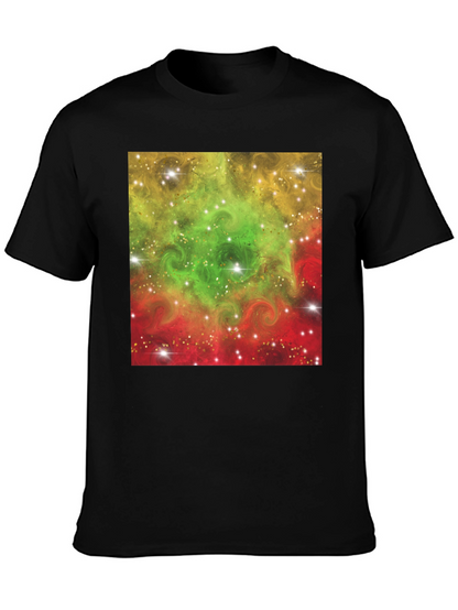 Nebula Design Black T-Shirt