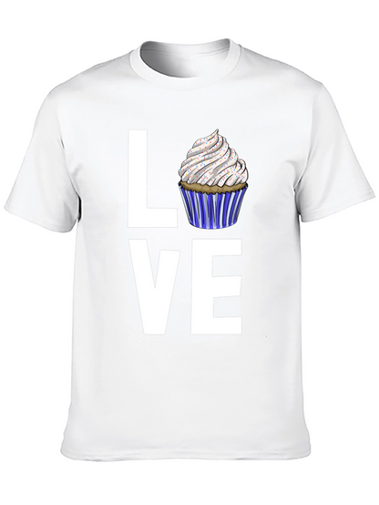 Love Cupcake Graphic Tee -  Sweet Treat Shirt