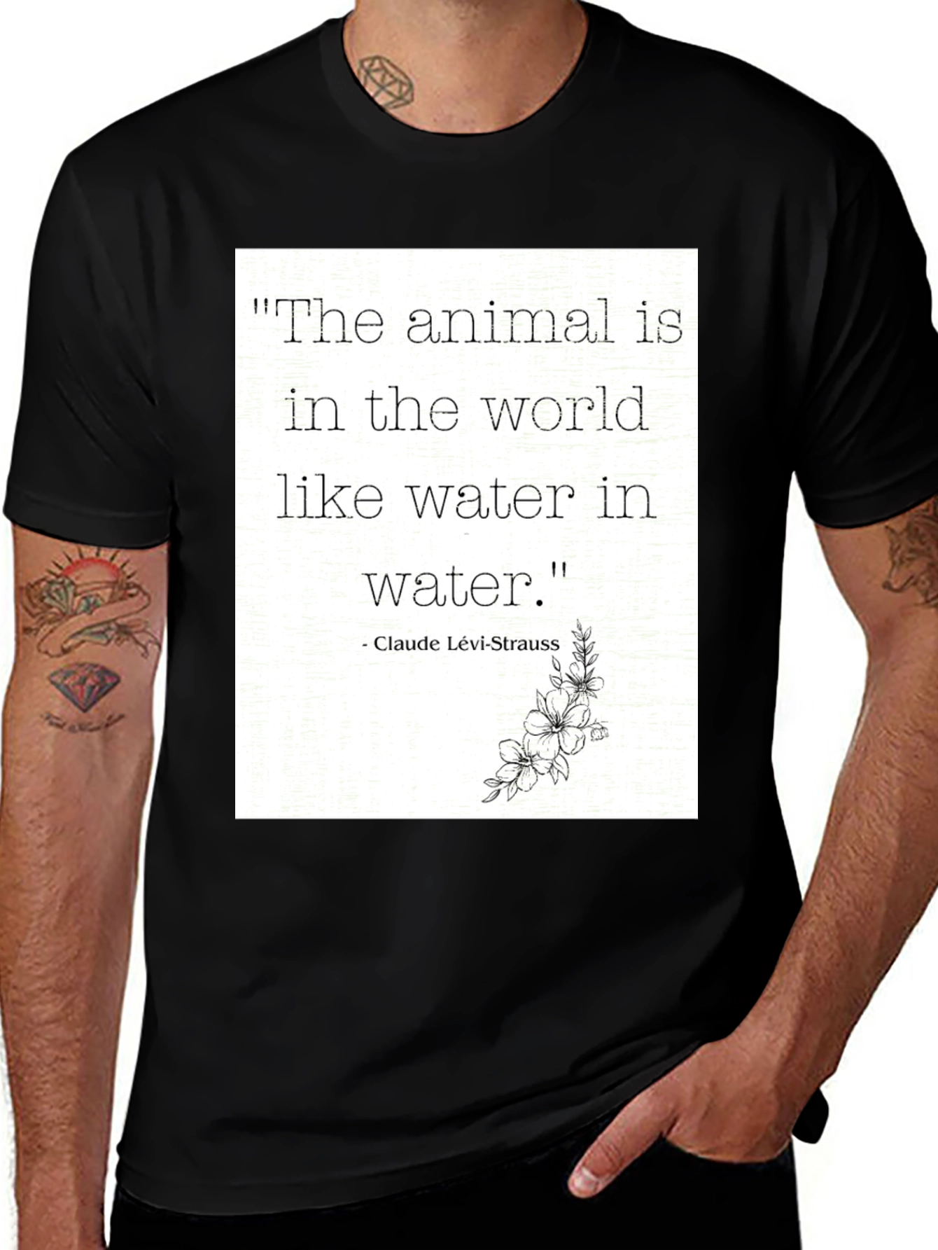 Animal Quote T-Shirt: Claude Lévi-Strauss Inspired Tee