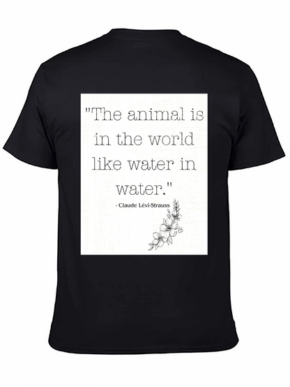 Animal Quote T-Shirt: Claude Lévi-Strauss Inspired Tee