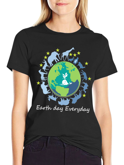 Earth Day Everyday Graphic T-Shirt