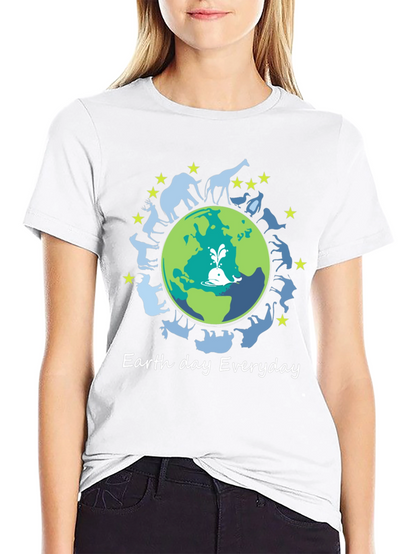 Earth Day Everyday Graphic T-Shirt