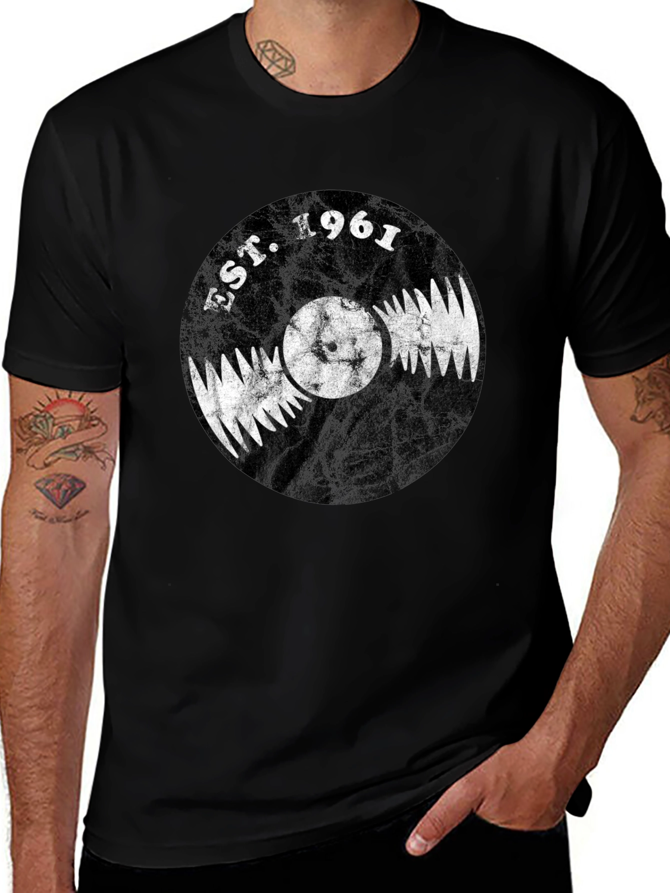 Est. 1961 Vinyl Record Graphic Tee