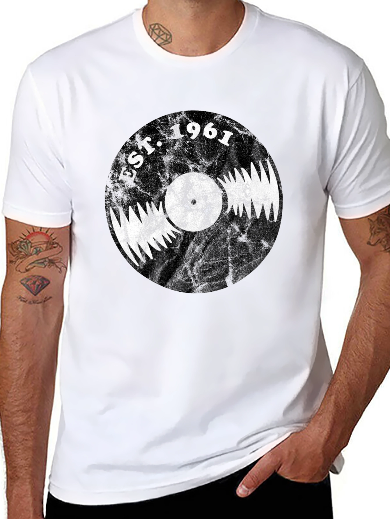 Est. 1961 Vinyl Record Graphic Tee