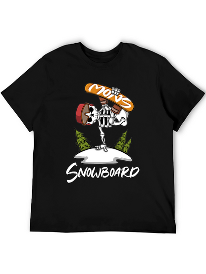 Skeleton Snowboard T-Shirt