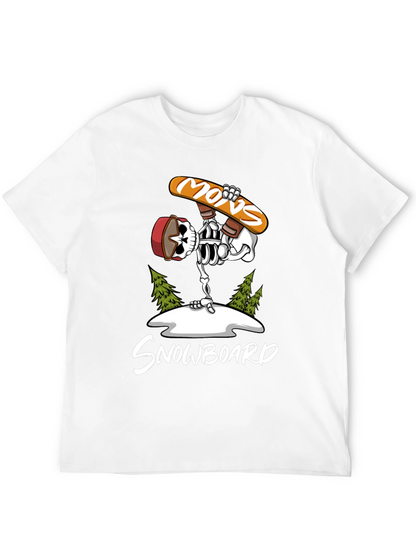 Skeleton Snowboard T-Shirt