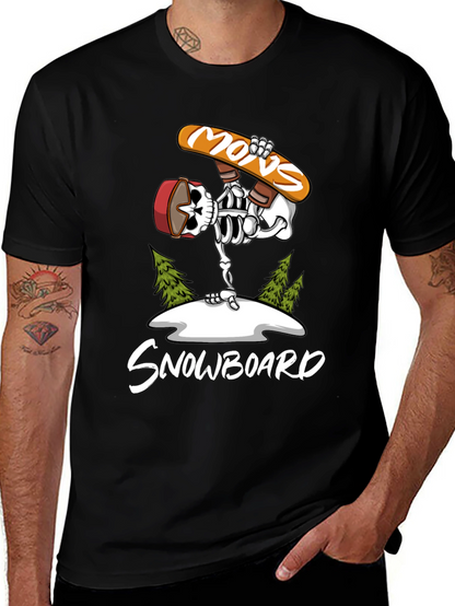 Skeleton Snowboard T-Shirt