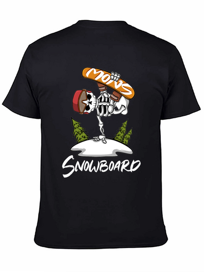 Skeleton Snowboard T-Shirt