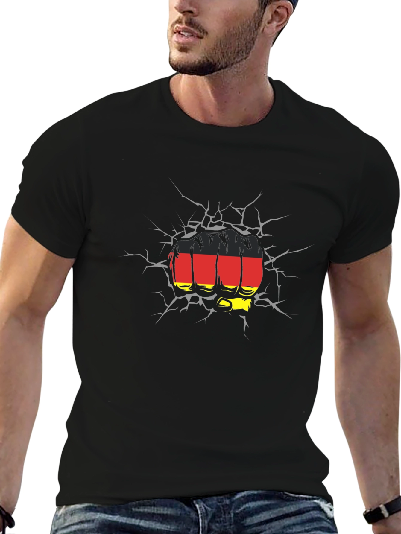 Germany Fist T-Shirt - Black