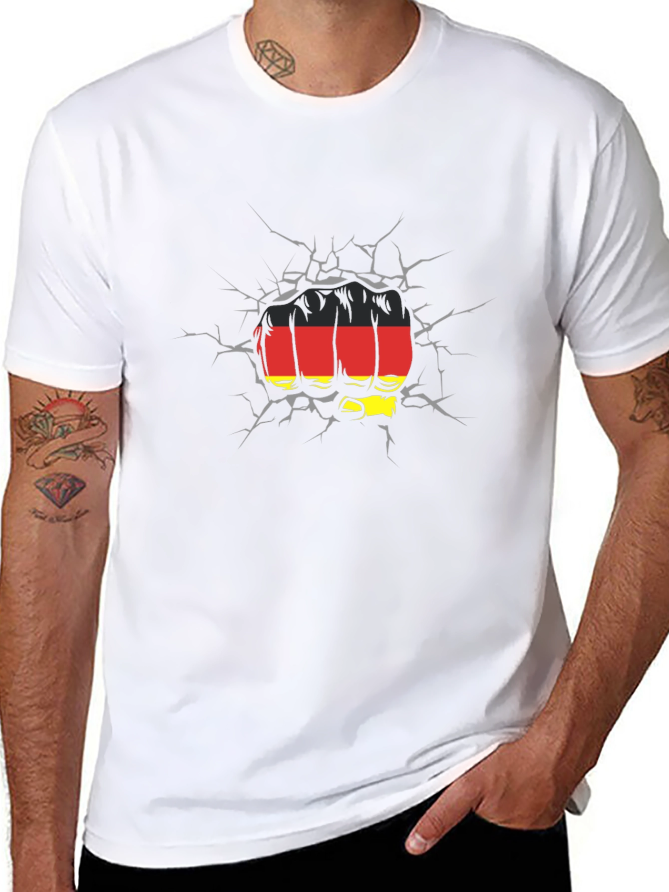 Germany Fist T-Shirt - Black