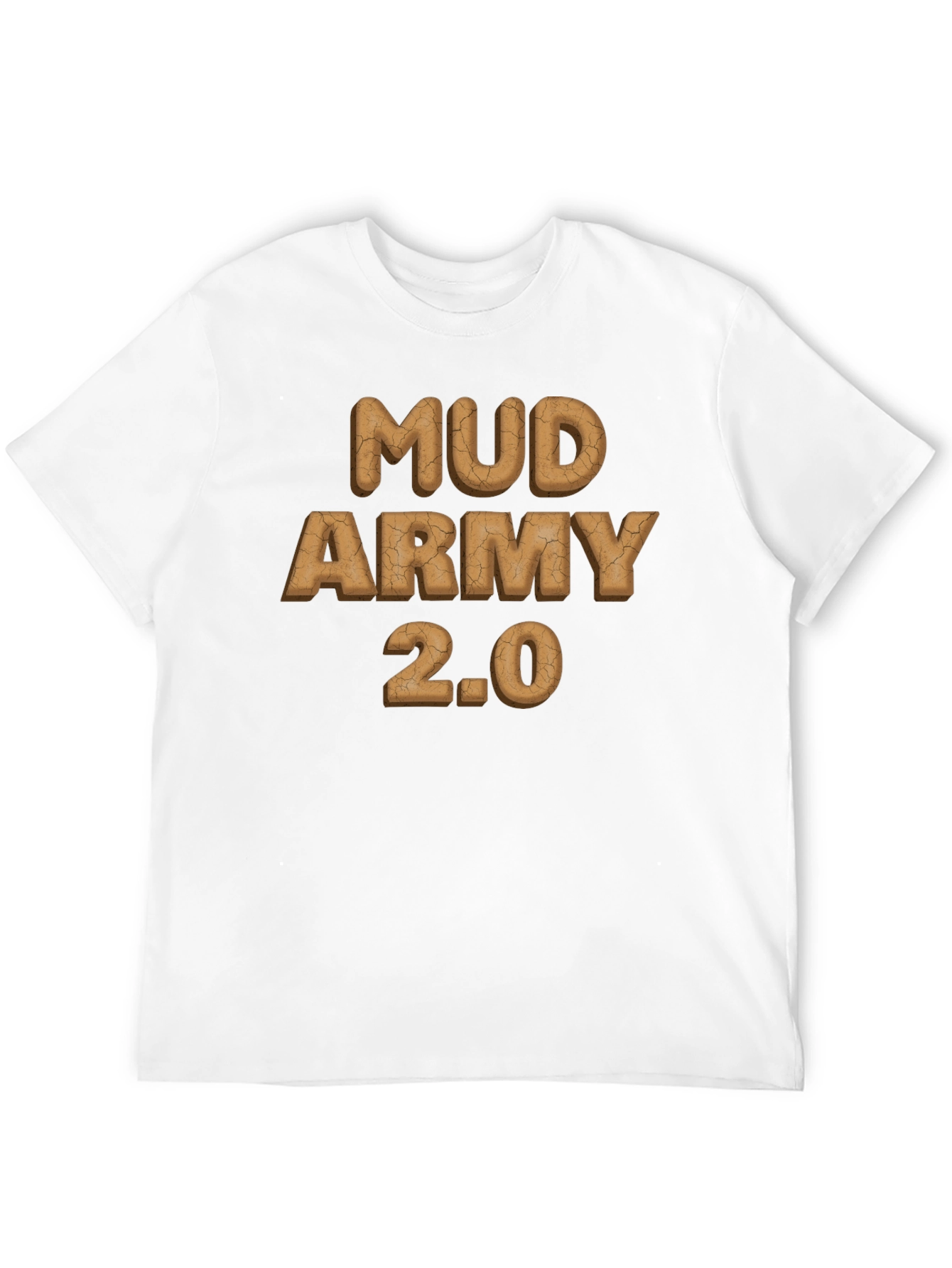 Mud Army 2.0 Black Cotton T-Shirt