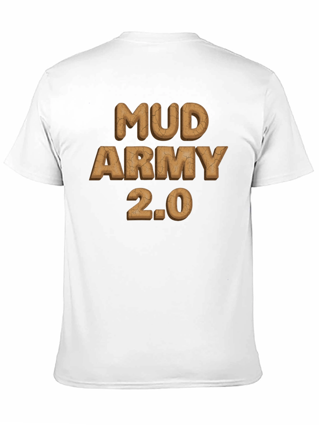 Mud Army 2.0 Black Cotton T-Shirt