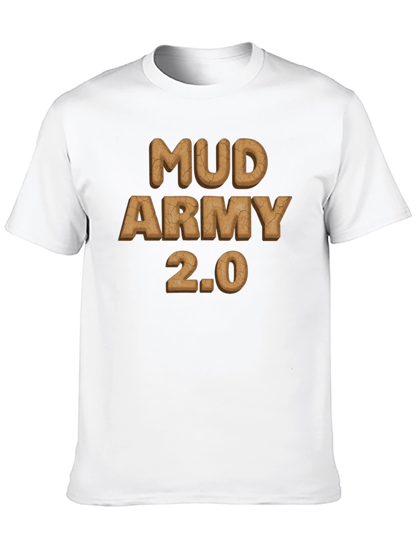 Mud Army 2.0 Black Cotton T-Shirt