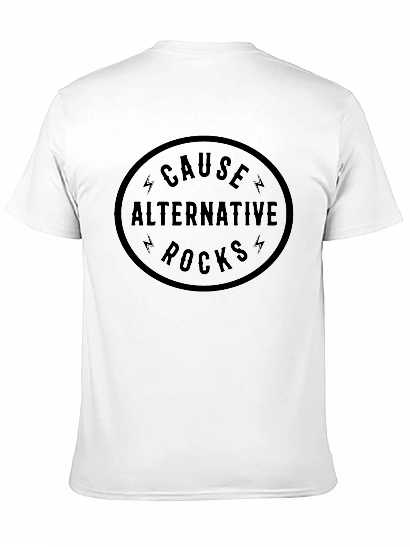 Cause Alternative Rocks Graphic Black Tee