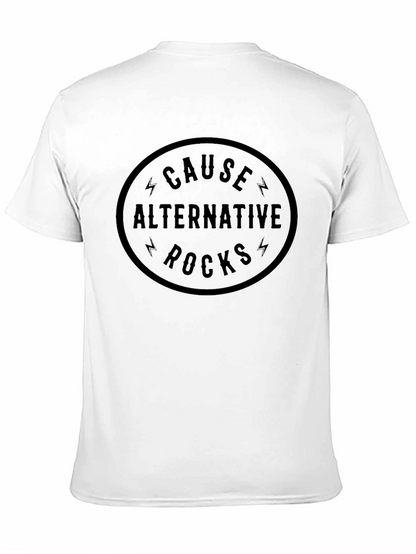 Cause Alternative Rocks Graphic Black Tee
