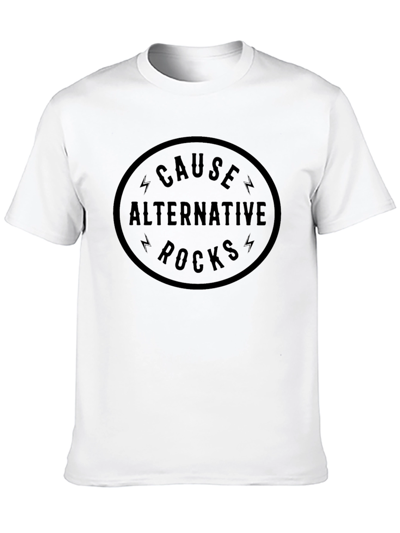 Cause Alternative Rocks Graphic Black Tee