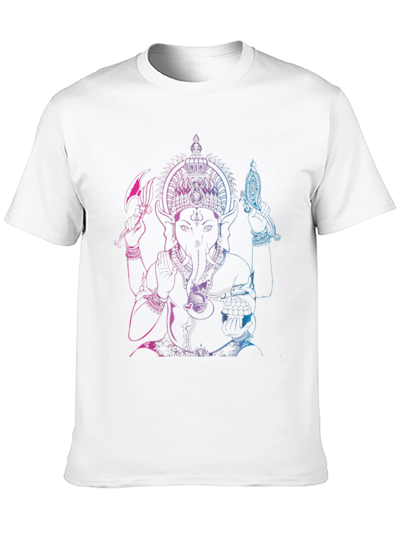 Ganesh Ombre Graphic Tee - Black