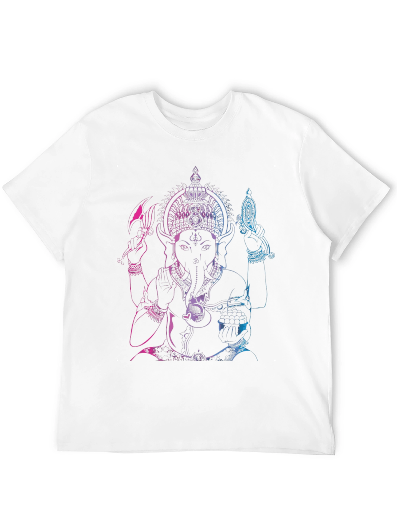 Ganesh Ombre Graphic Tee - Black