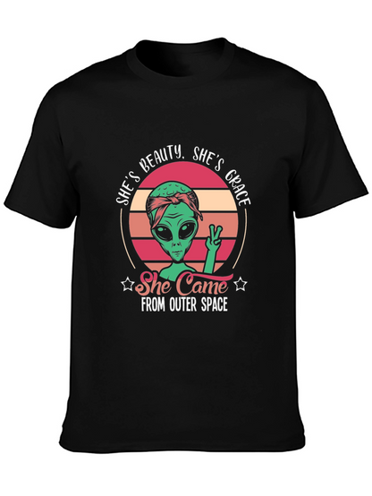 Alien Beauty Grace T-Shirt - Outer Space Tee