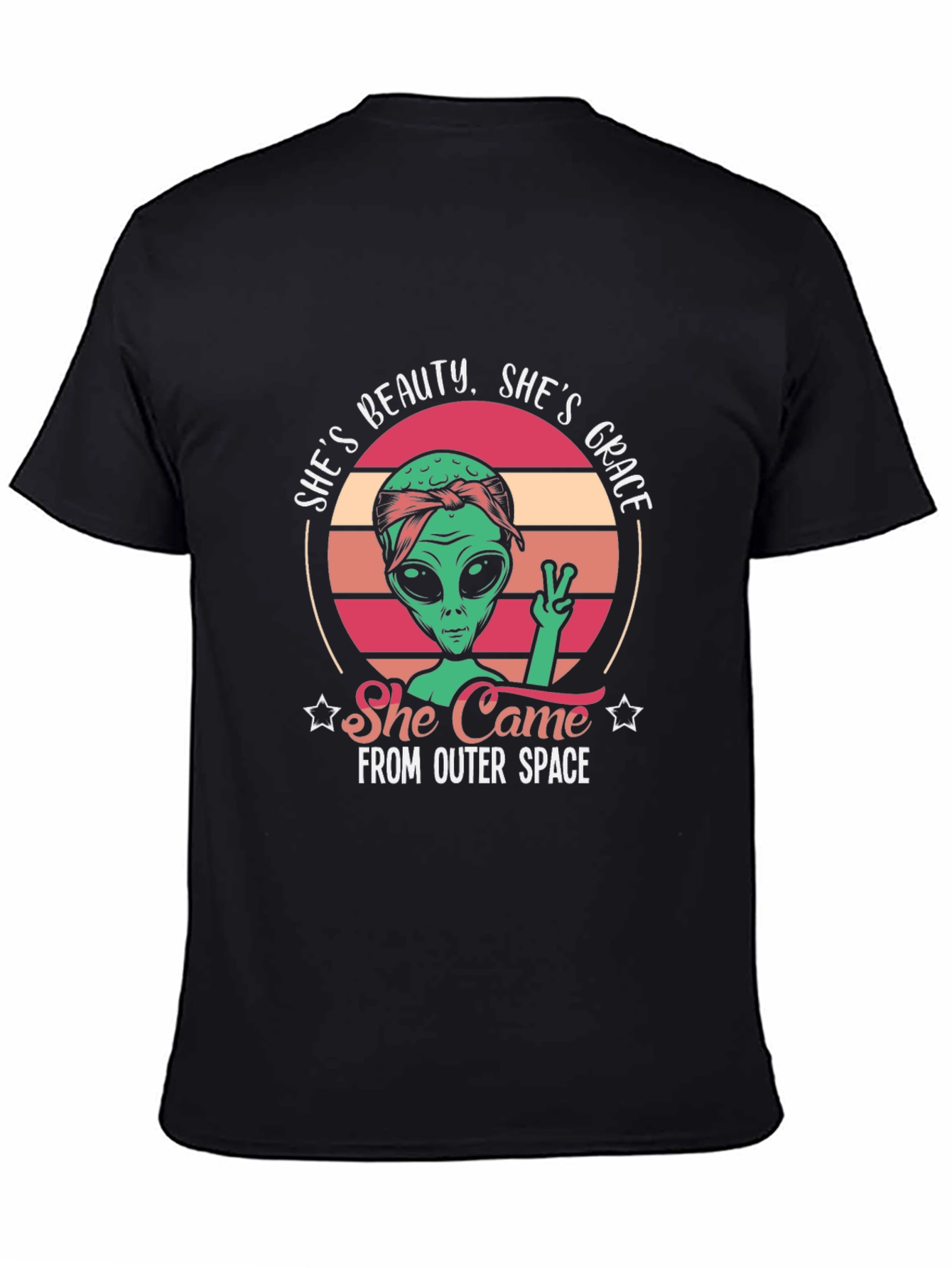 Alien Beauty Grace T-Shirt - Outer Space Tee