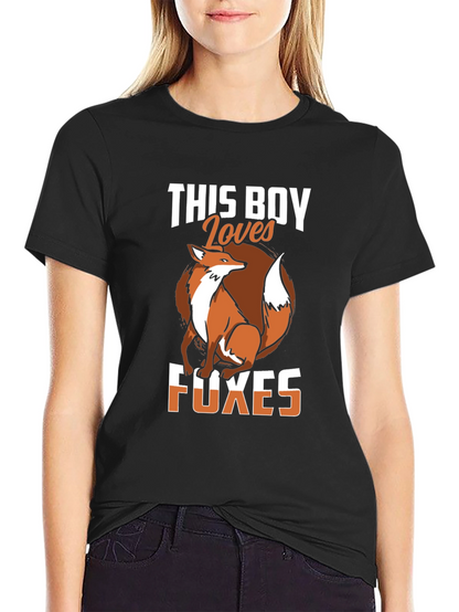 Fox Lover T-Shirt - This Boy Loves Foxes Tee